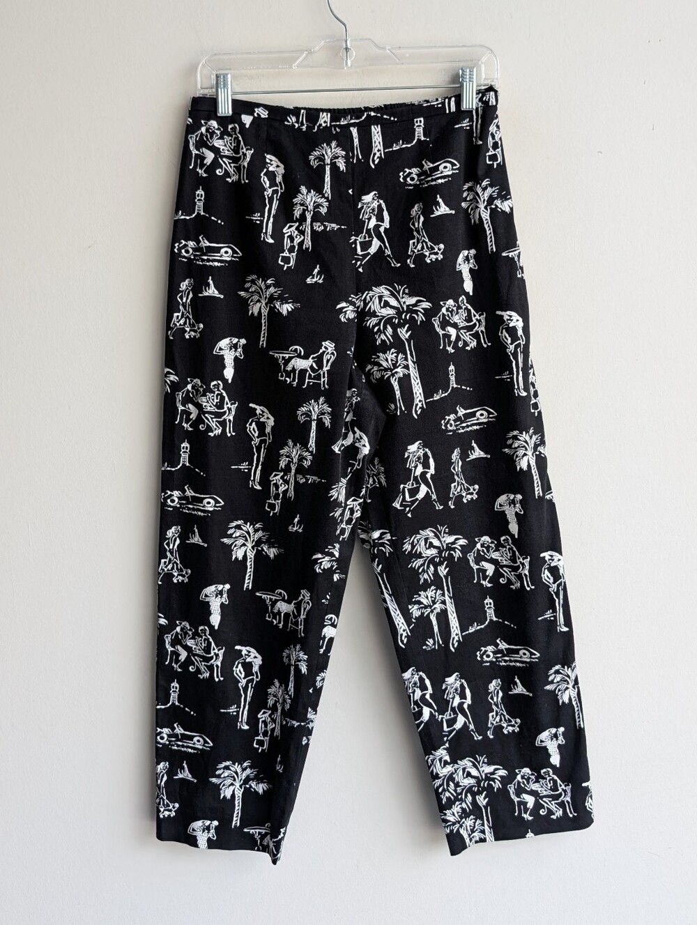 Nancy Bolen Black & White Print Pants